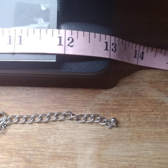 Silver tone Squash Blossom Blue Faux Stone New Necklace - Picture 3 of 5